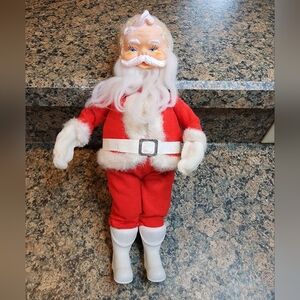 Vintage Santa Claus Doll with Red Suit